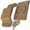 DGA-6240 Satellite TV Antenna mount for eaves.