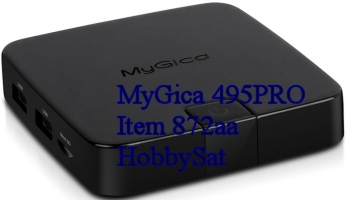 MyGica 495PRO media player side